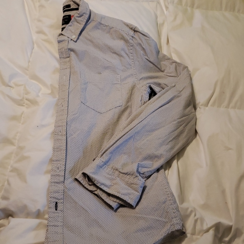 Polka dot oxford